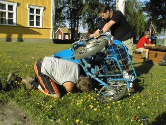 1.Första mekpausen i Renbergsvattnet