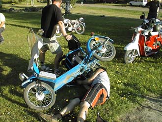 2.Daniels trilskande kedja och lösa drev